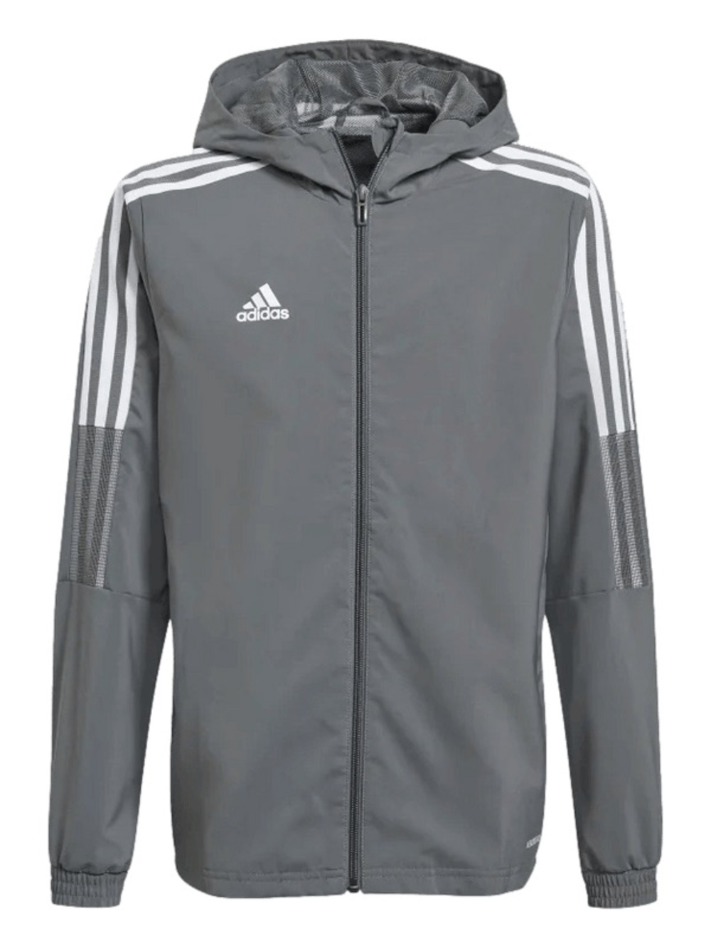 NEW Adidas Soccer Tiro 21 Windbreaker Jacket - Grey - Men’s Large
